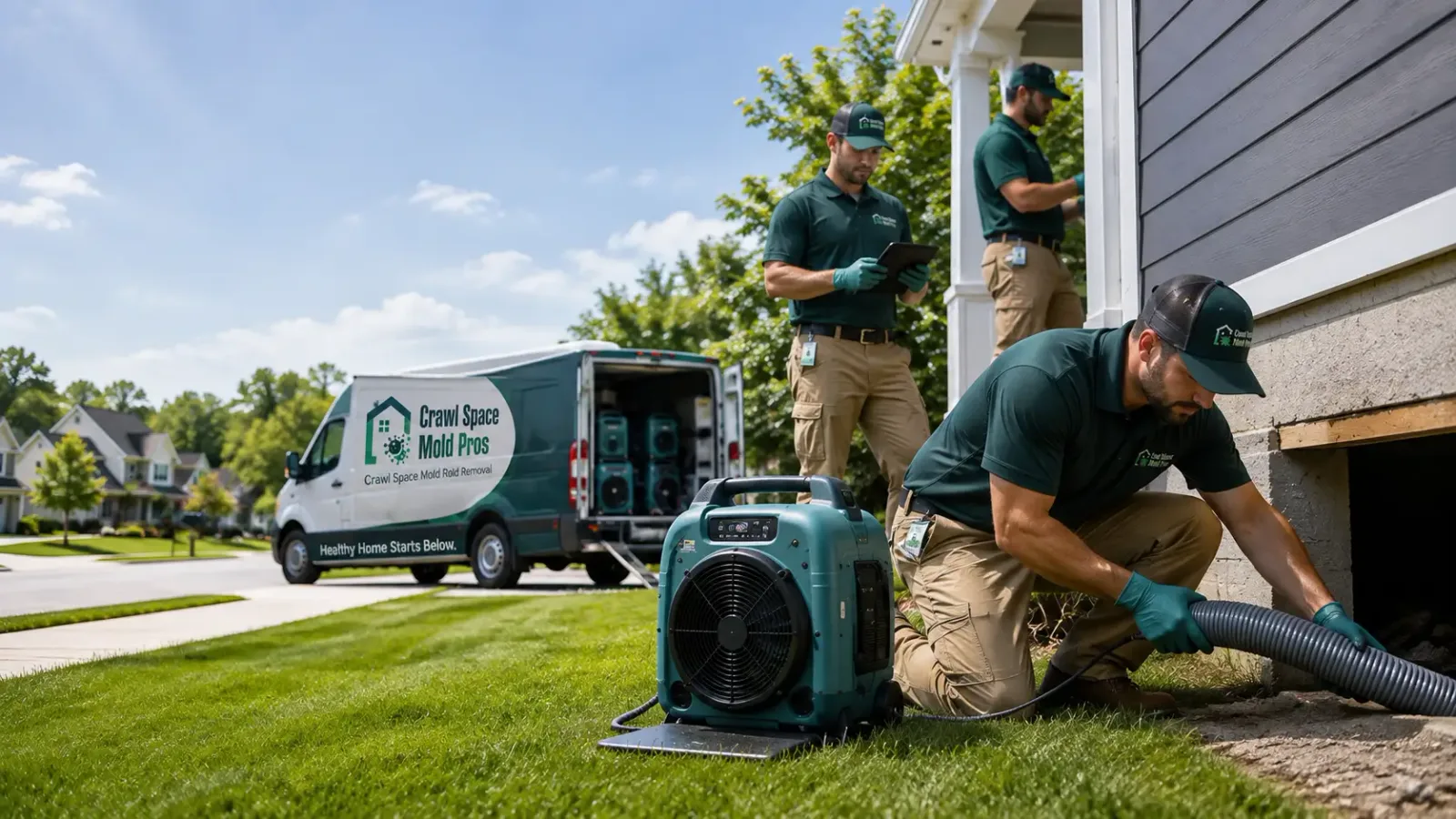 Crawl Space Mold Removal in Cottage Grove, WI